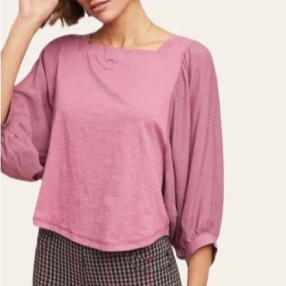 Anthropologie Akemi + Kin Peasant Blouse
